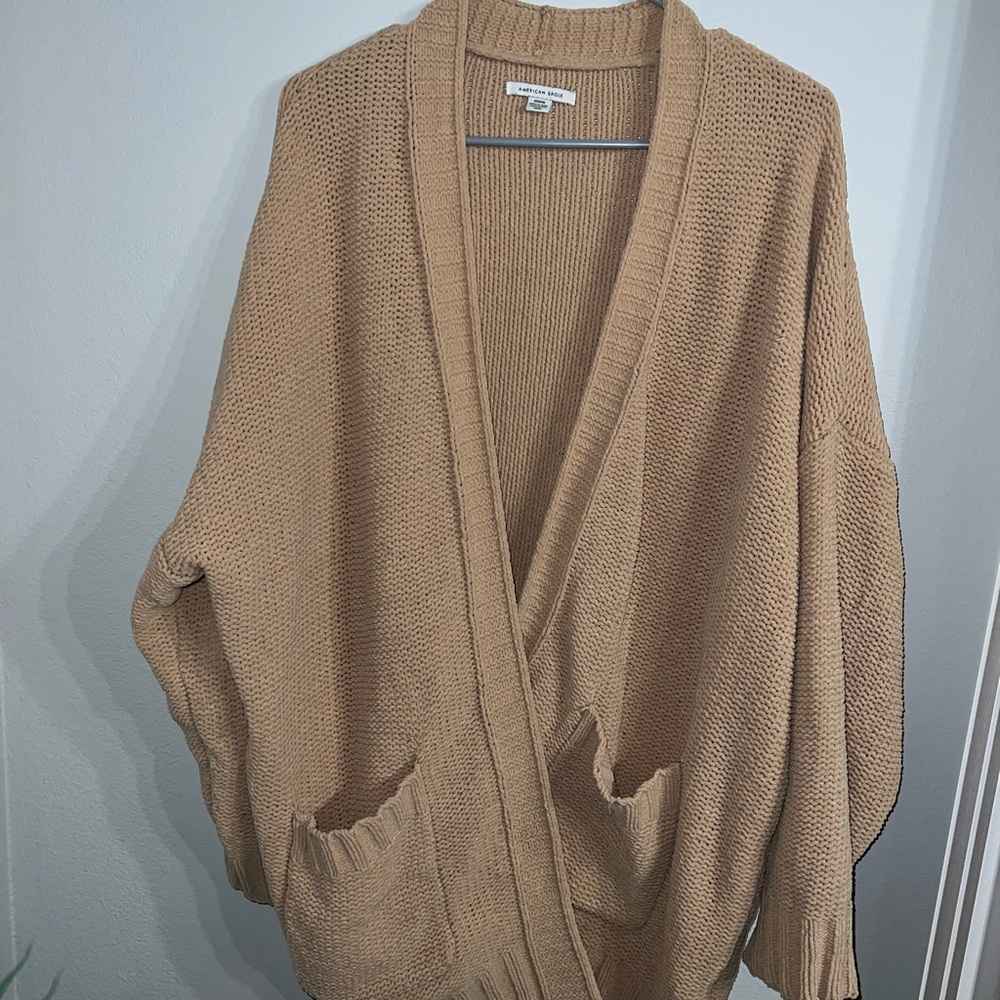 American Eagle Outfitters Tan Women's Cardigan